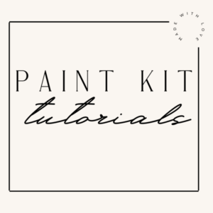 Paint Kit Tutorials (Video Included)